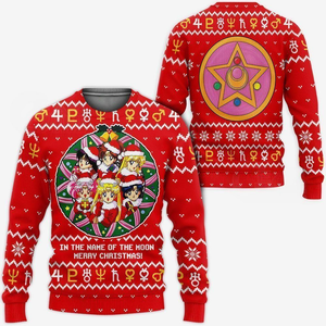 Sailor Moon Ugly Christmas Sweater Anime Xmas Gifts Idea