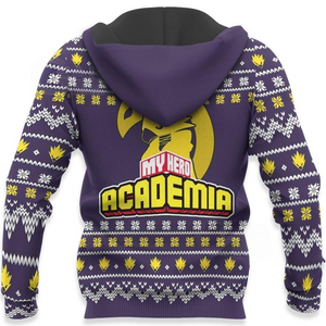 Fumikage Tokoyami Ugly Christmas Sweater Dark Shadow My Hero Academia