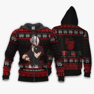 Ken Kaneki Ugly Christmas Sweater Tokyo Ghoul Xmas Gift Idea