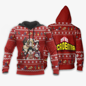 My Hero Academia Ugly Christmas Sweater Anime Custom Xmas Gift VA09