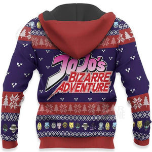 Joseph Joestar Ugly Christmas Sweater Oh My God JoJo's Anime