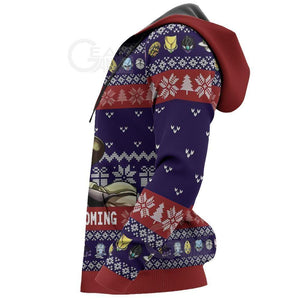 Joseph Joestar Ugly Christmas Sweater Oh My God JoJo's Anime