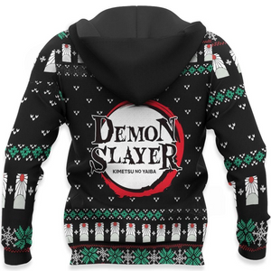 Tanjiro Kamado Ugly Sweater Christmas Demon Slayer Anime Gift