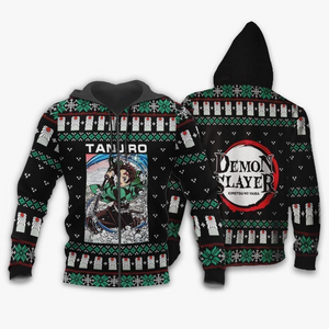 Tanjiro Kamado Ugly Sweater Christmas Demon Slayer Anime Gift