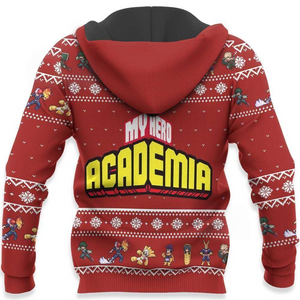 My Hero Academia Ugly Christmas Sweater Anime Custom Xmas Gift VA09