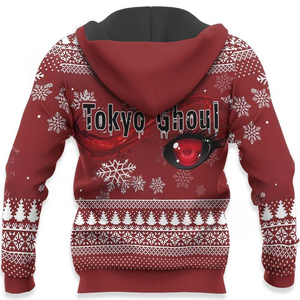 Ken Kaneki Cool Ugly Christmas Sweater Tokyo Ghoul Gift Idea