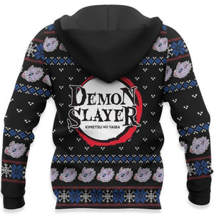 Inosuke Ugly Christmas Sweater Demon Slayer Anime Xmas Gift Custom Clothes