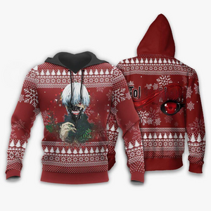 Ken Kaneki Cool Ugly Christmas Sweater Tokyo Ghoul Gift Idea