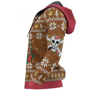 Happy Chopper Ugly Christmas Sweater One Piece Anime Xmas