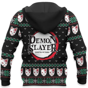 Tanjiro Kamado Ugly Christmas Sweater Demon Slayer Anime Xmas Custom Clothes