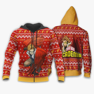 Keigo Takami Hawks Ugly Christmas Sweater My Hero Academia Xmas