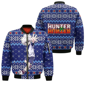 Killua Ugly Christmas Sweater Hunter X Hunter Anime Xmas Gift Custom Clothes