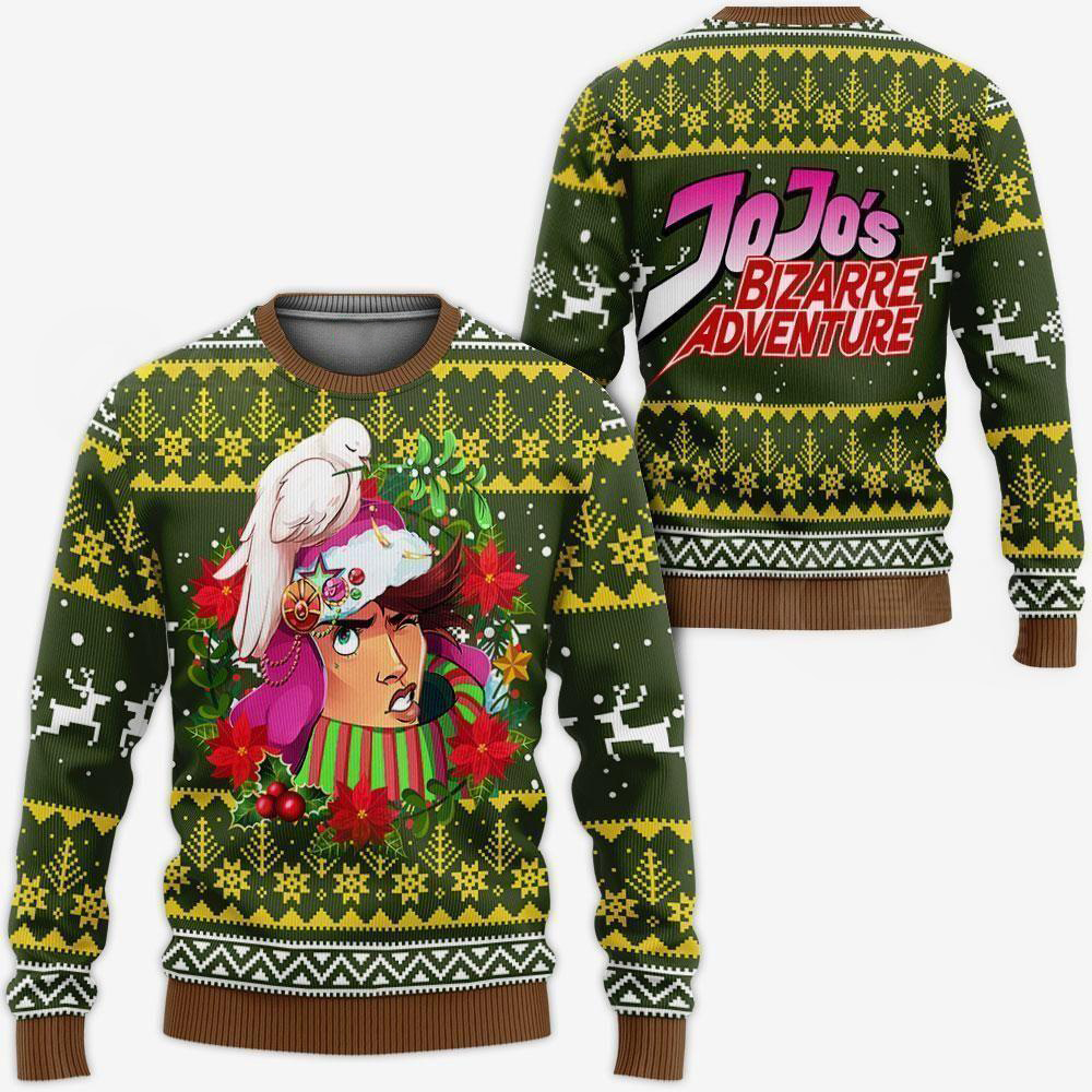 Joseph Joestar Ugly Christmas Sweater JoJo's Anime Shirt