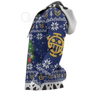 Trafalgar Law Ugly Christmas Sweater One Piece Anime Xmas