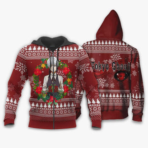 Ken Kaneki Ugly Christmas Sweater Tokyo Ghoul Anime Gift Idea