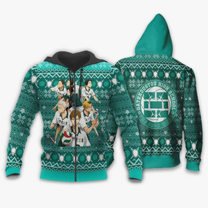 Dateko Ugly Christmas Sweater Date Tech High Haikyuu Xmas