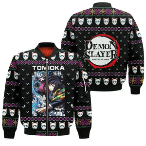 Giyu Tomioka Ugly Christmas Sweater Demon Slayer Anime Xmas Gift Custom Clothes