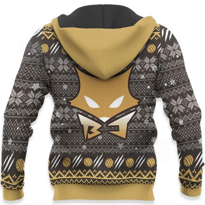 MSBY Black Jackals Ugly Christmas Sweater Haikyuu Anime Xmas Gift