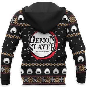 Zenitsu Agatsuma Ugly Christmas Sweater Demon Slayer Anime Custom Xmas Clothes