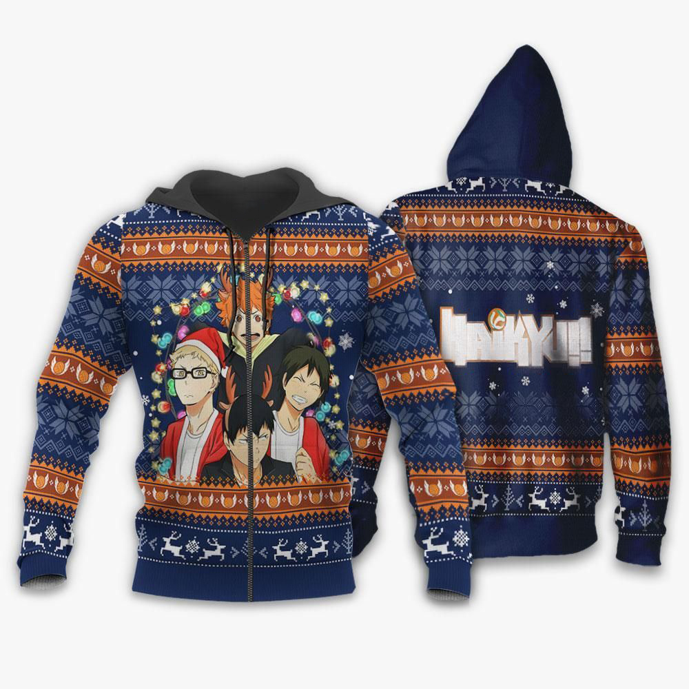 Haikyuu Ugly Christmas Sweater Haikyuu Anime Xmas Gift