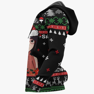 Sarada Uchiha Ugly Christmas Sweater Custom Boruto Anime Xmas Gifts