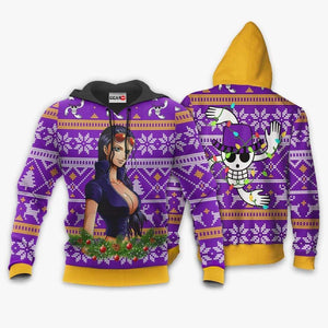 Nico Robin Ugly Christmas Sweater Custom One Piece Anime Xmas Gifts