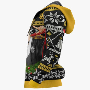 Trafalgar Law Ugly Christmas Sweater Custom Wano One Piece Anime Xmas Gifts