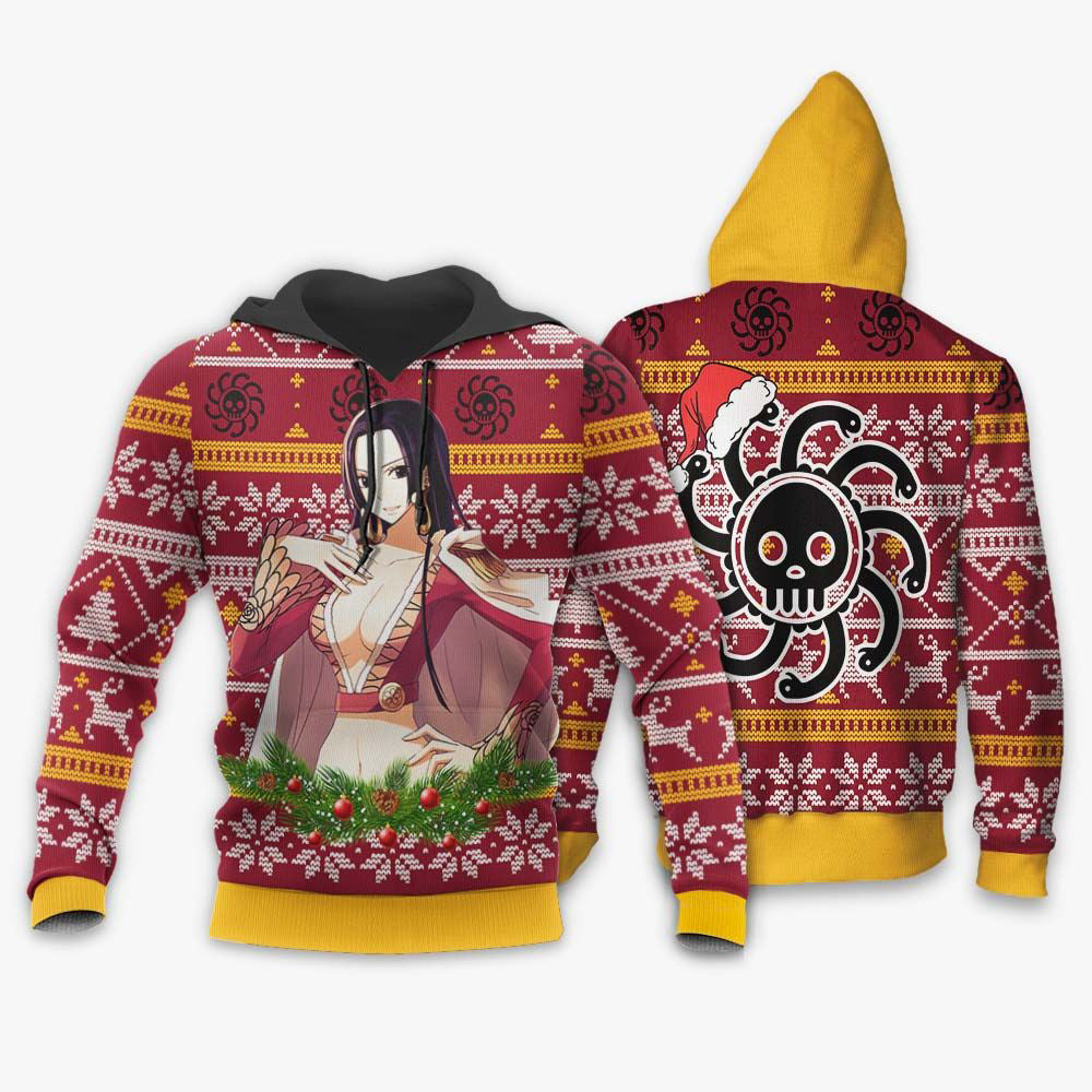 Boa Hancock Ugly Christmas Sweater Custom One Piece Anime Xmas Gifts