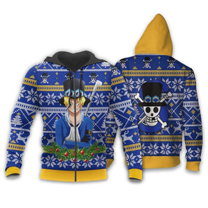 Sabo Ugly Christmas Sweater Custom One Piece Anime Xmas Gifts