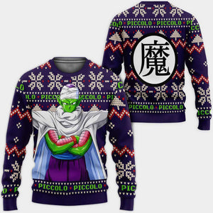 Piccolo Christmas Sweater Custom Anime Dragon Ball Xmas Gifts