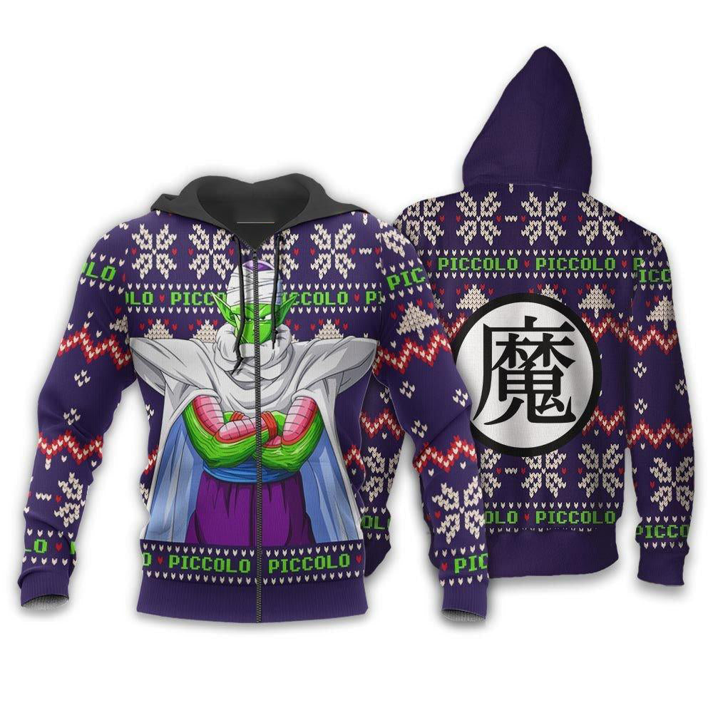 Piccolo Christmas Sweater Custom Anime Dragon Ball Xmas Gifts