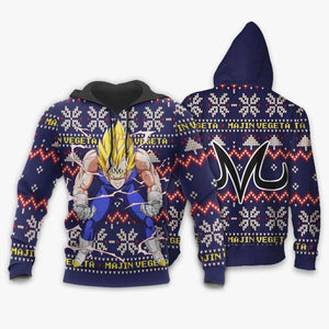 Majin Vegeta Christmas Sweater Custom Anime Dragon Ball Xmas Gifts