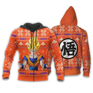 Goku Super Saiyan Christmas Sweater Custom Anime Dragon Ball Xmas Gifts