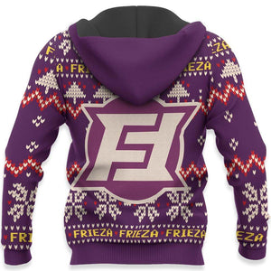 Golden Frieza Ugly Christmas Sweater Custom Anime Dragon Ball Xmas Gifts