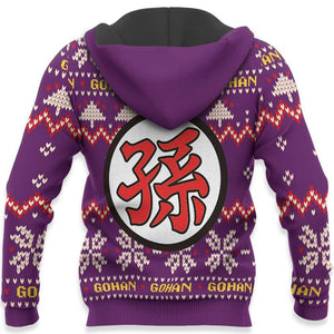 Gohan SJJ Ugly Christmas Sweater Custom Anime Dragon Ball Xmas Gifts