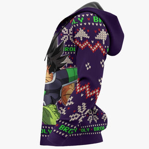 Broly Ugly Christmas Sweater Custom Anime Dragon Ball Xmas Gifts