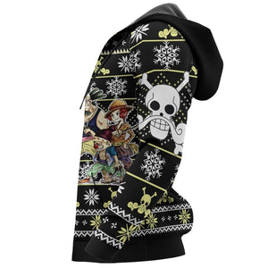 Roger Pirates Ugly Christmas Sweater Custom Anime One Piece Xmas Gifts