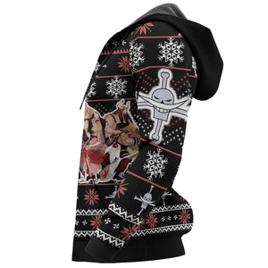 Whitebeard Pirates Ugly Christmas Sweater Custom Anime One Piece Xmas Gifts