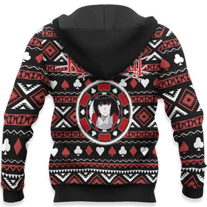 Yumeko Jabami Ugly Christmas Sweater Custom Anime Kakegurui Xmas Gifts