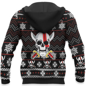 Red Hair Pirates Ugly Christmas Sweater Custom Anime One Piece Xmas Gifts