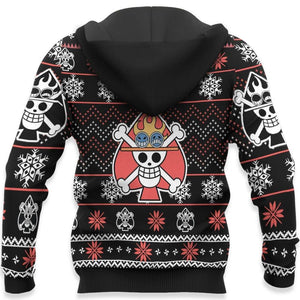 Ace Spade Pirates Ugly Christmas Sweater Custom Anime One Piece Xmas Gifts