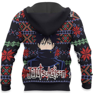 Megumi Fushiguro Ugly Christmas Sweater Custom Anime Jujutsu Kaisen Xmas Gifts