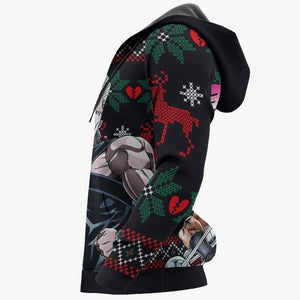 Jean Pierre Polnareff Ugly Christmas Sweater Custom JoJo's Bizzare Adventure Anime Xmas Gifts