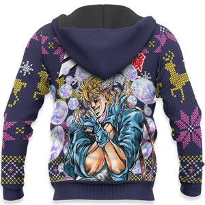 Caesar Anthonio Zeppeli Ugly Christmas Sweater Custom JoJo's Bizzare Adventure Anime Xmas Gifts