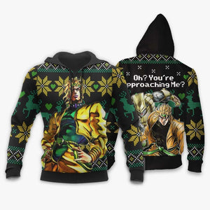 Dio Brando Ugly Christmas Sweater Custom Oh You're Approaching Me Anime JoJo's Xmas Gifts