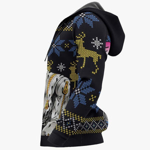 Bruno Bucciarati Ugly Christmas Sweater Custom Anime Jojo's Bizzare Adventure Xmas Gifts