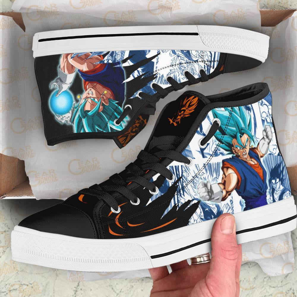 Vegito High Top Shoes Custom Manga Anime Dragon Ball Sneakers