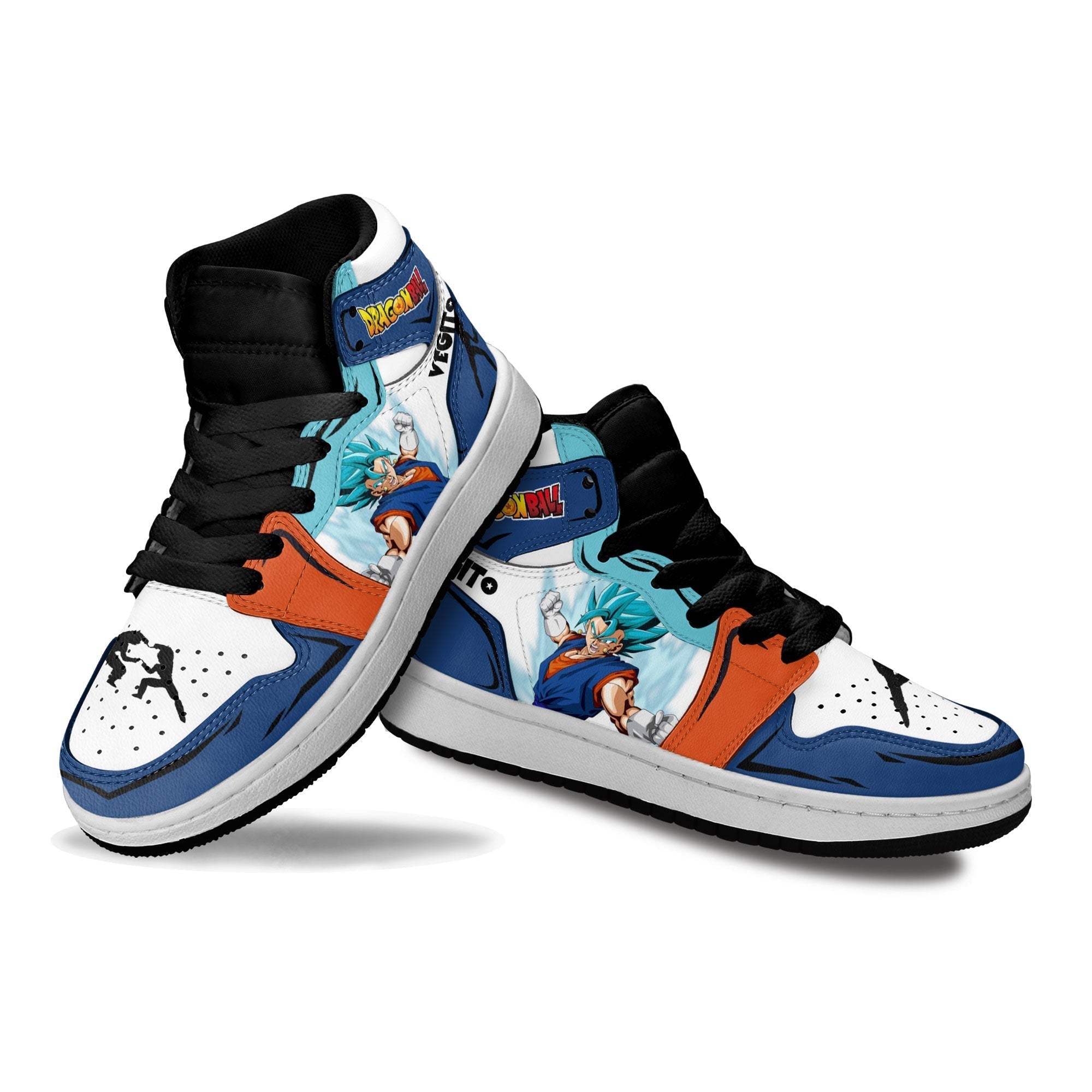 Vegito Kids Sneakers Custom Anime Dragon Ball Shoes For Kids