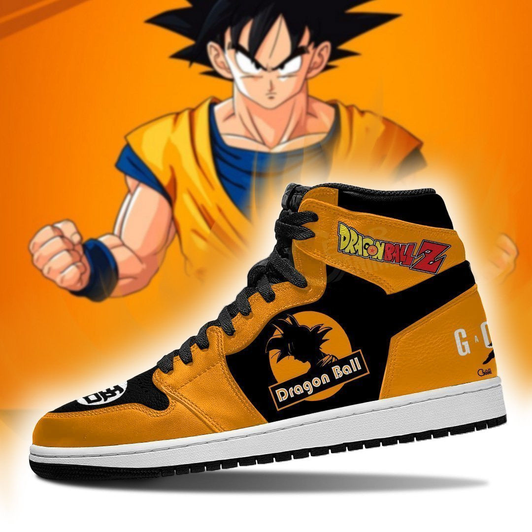 Dragon Ball Goku Sneakers Silhouette Custom DBZ Anime Shoes