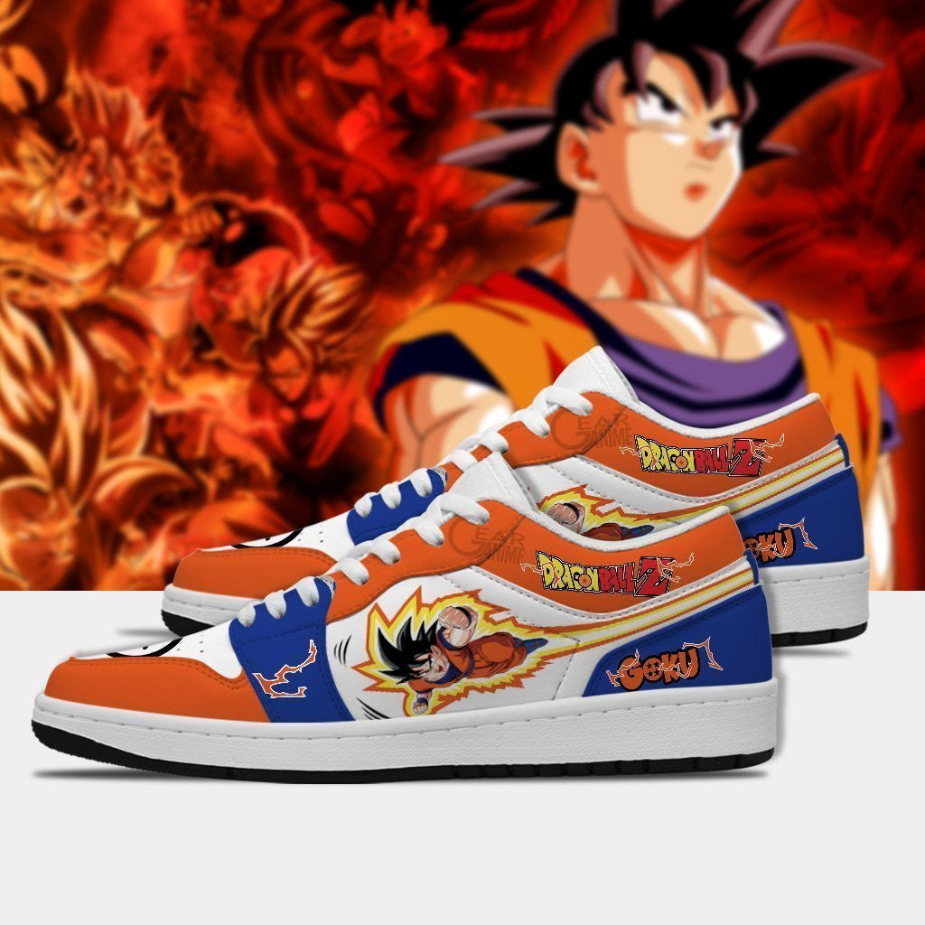 Goku Low Sneakers Custom Dragon Ball Anime Shoes